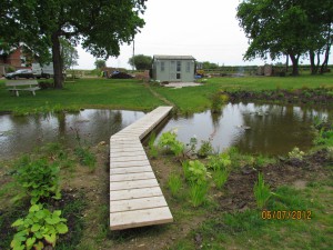 Summer House and Pond    